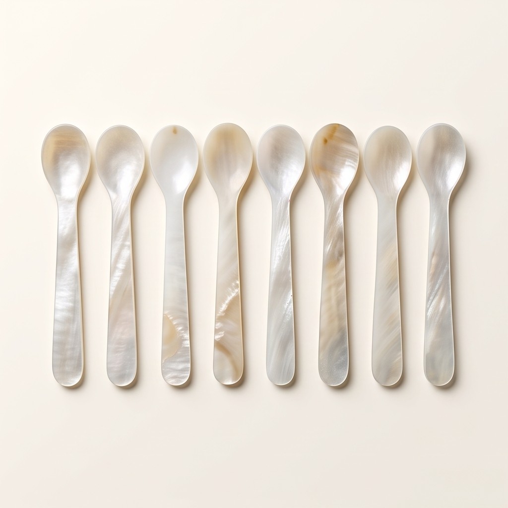 Mother-of-Pearl Spoon Set (Set of 8)